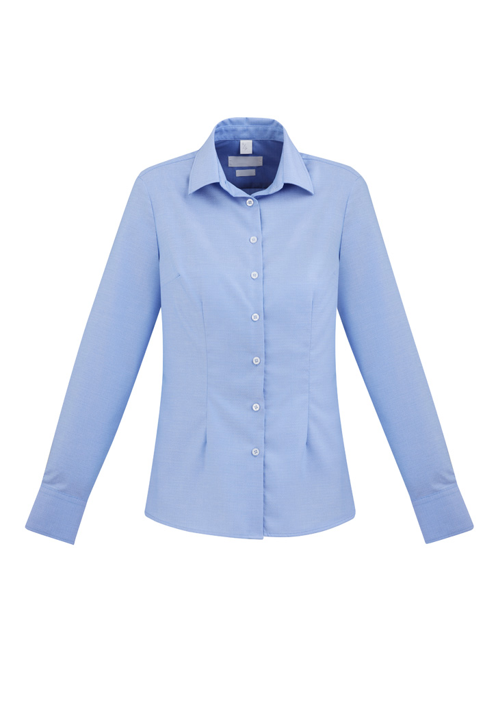 SHIRT LADIES L/S REGENT BLUE S10 -