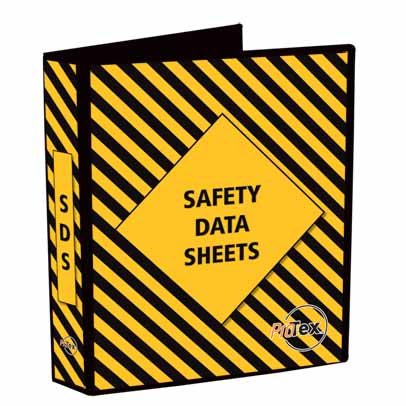 SDS A4 BINDER BLACK/YELLOW -