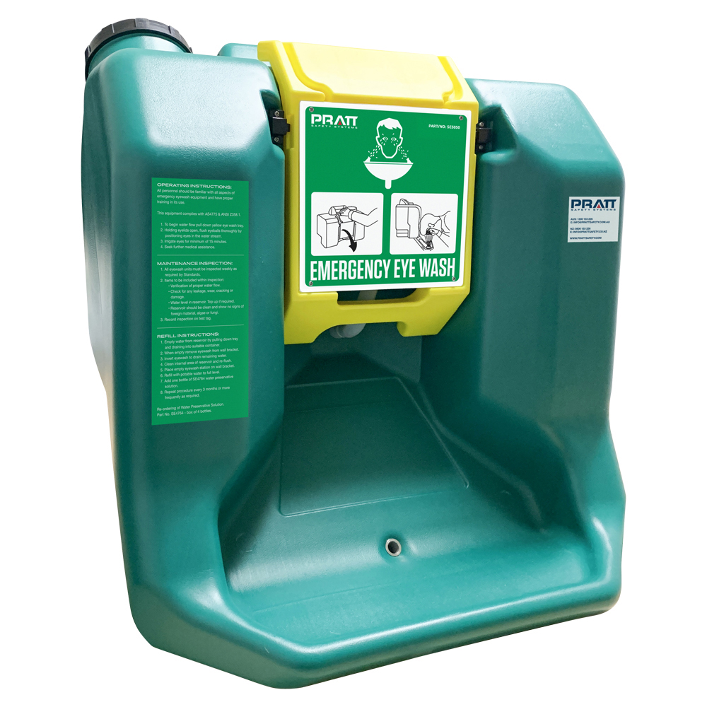 EYE WASH UNIT GRAVITY FED 55L -PORTABLE