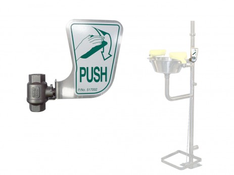 PUSH HANDLE WITH STAY OPEN BALL -VALVE 15MM VERTICAL ASSEMBLY