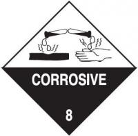 DIAMOND CORROSIVE 8 - FOR HAZCHEM SIGNS