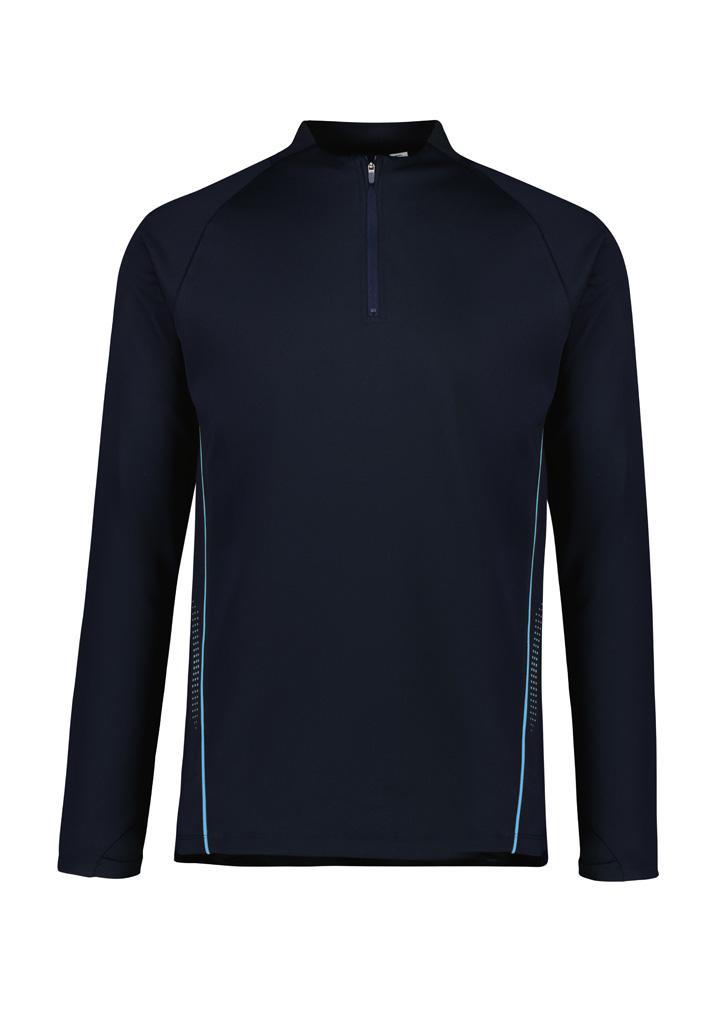 BALANCE L/S NAVY/SKY 2XL -100% POLY PERFORMANCE FLEECE