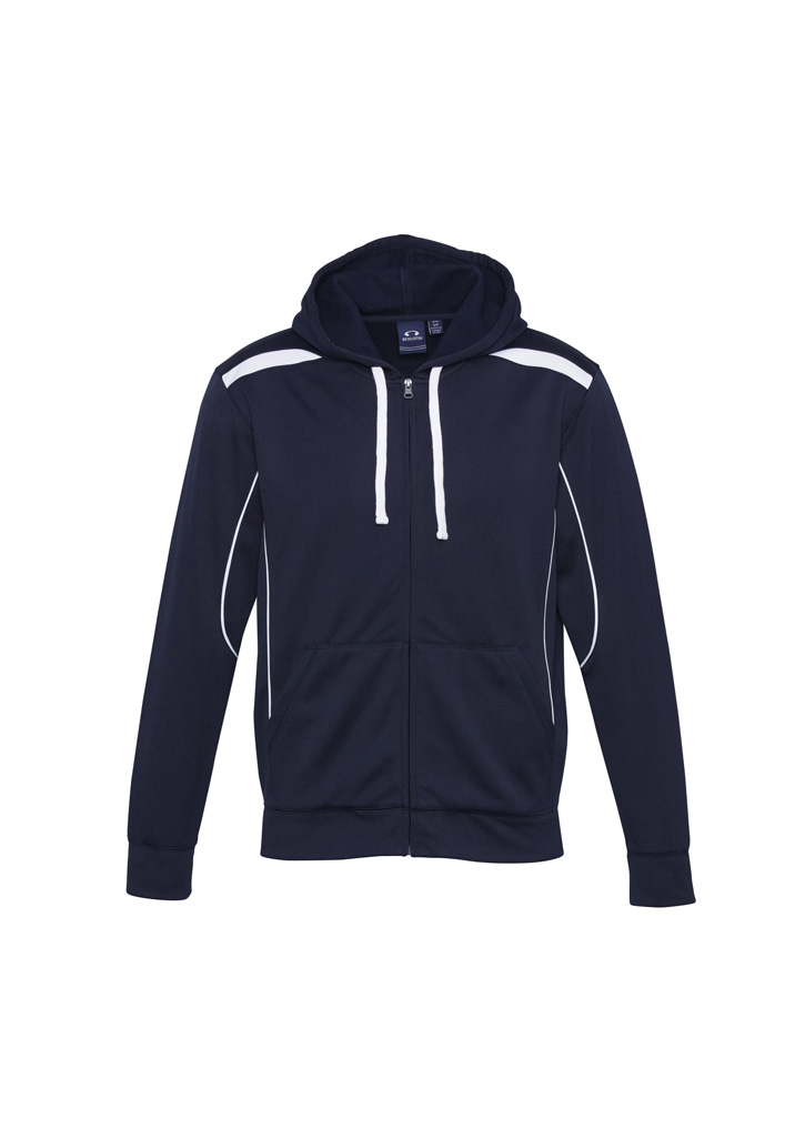 MENS UNITED HOODIE NAVY/WHITE LGE 