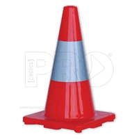 TRAFFIC CONE 450MM REFLECTIVE 