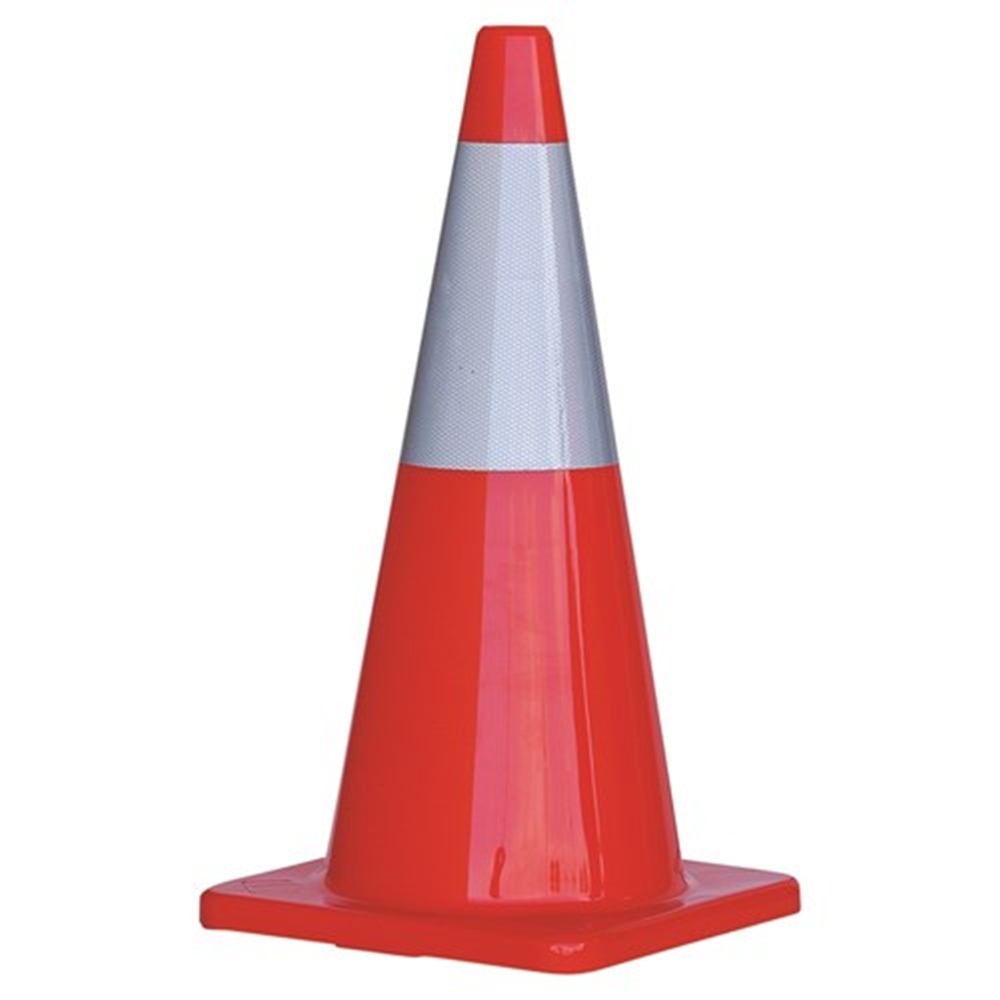 TRAFFIC CONE 700MM REF TAPE WATERCORP LOGO