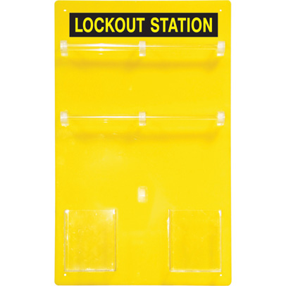 5 LOCK- OPEN LOCKOUT STATION - STATION ONLY 292mm x 394mm