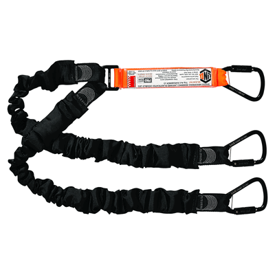 LANYARD 2M ELASTIC DOUBLE (MTO) -3x T/A KARABINER