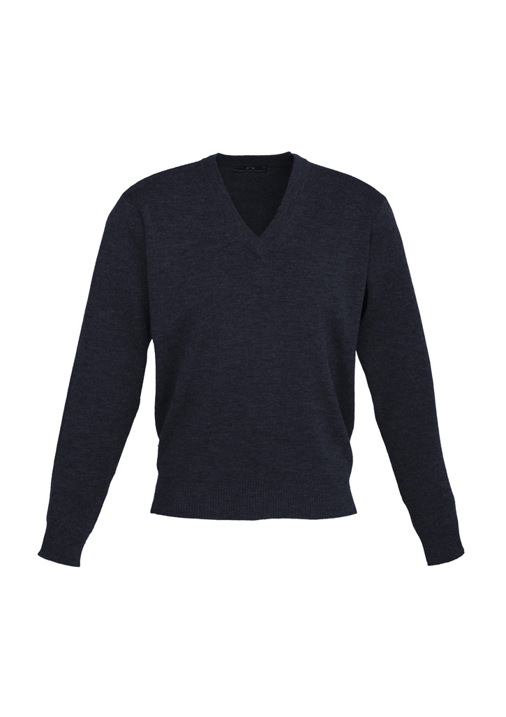 PULLOVER WOOL MIX NAVY LARGE 