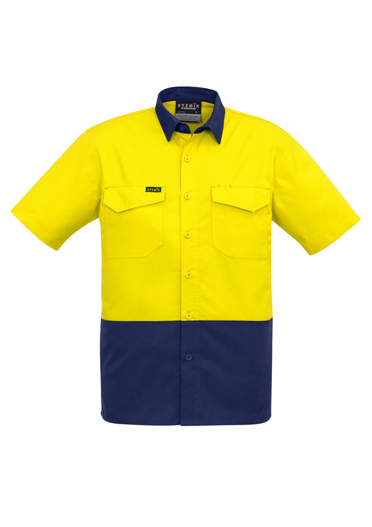 SHIRT S/S RUGGED COOLING Y/N 2XL  100% COTTON RIPSTOP - 145GSM