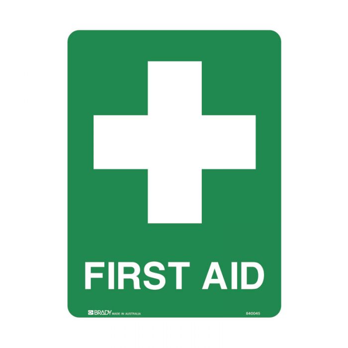 EMERGENCY- FIRST AID METAL 450 X600MM