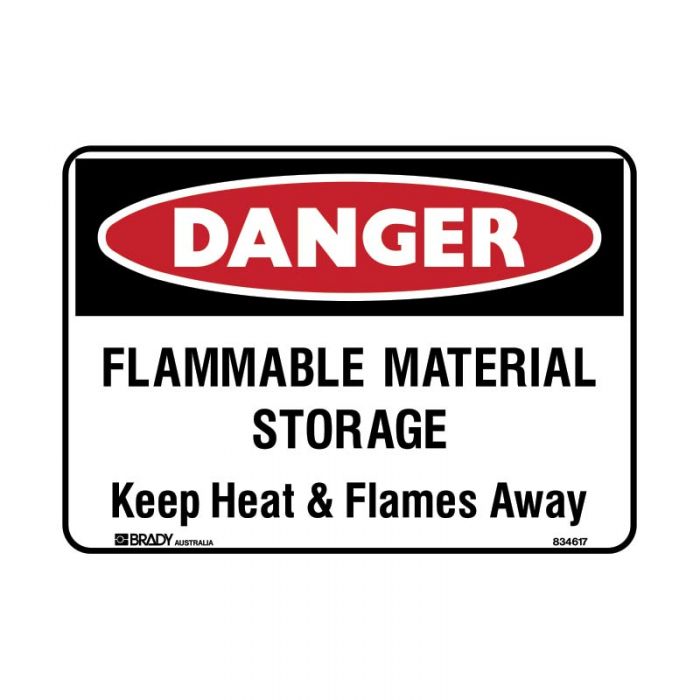 FLAMMABLE MATERIAL STORAGE METAL 300 X450MM