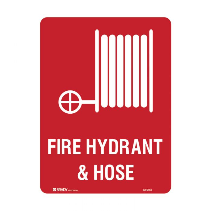 FIRE HYDRANT & HOSE METAL 450 X600MM