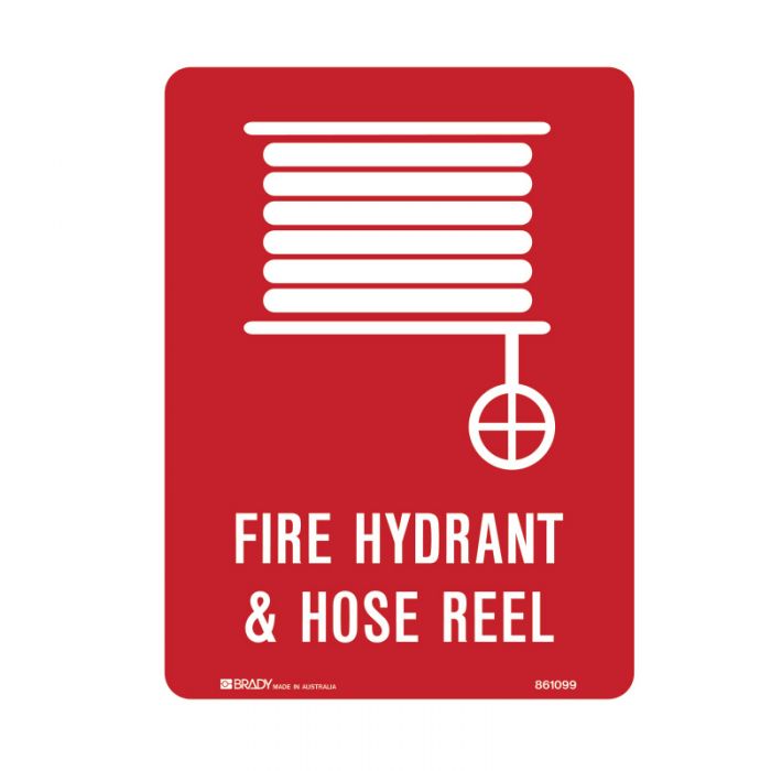 FIRE HYDRANT & HOSE REEL METAL 450 X600MM
