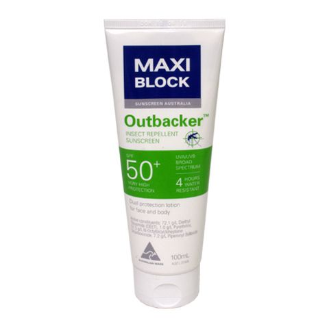 MAXIBLOCK SUNSCREEN SPF 50+  INSECT REPELLENT 100ML